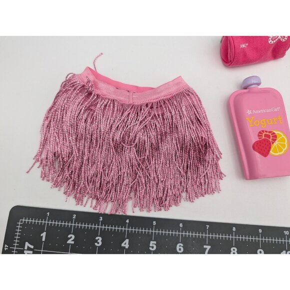 American Girl Doll Accessories Towel Mat Yogurt Duffle Bag Skirt Lot